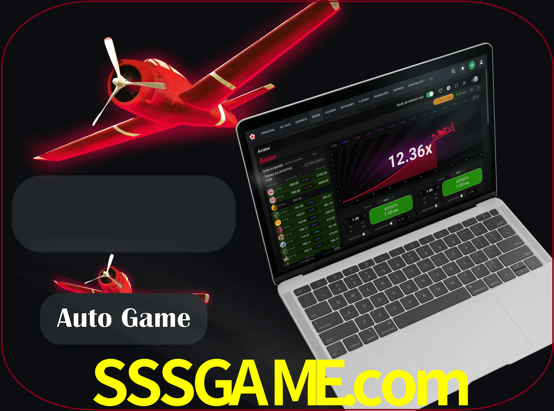 No modo automático, os jogos apostam e sacam seu dinheiro automaticamente.