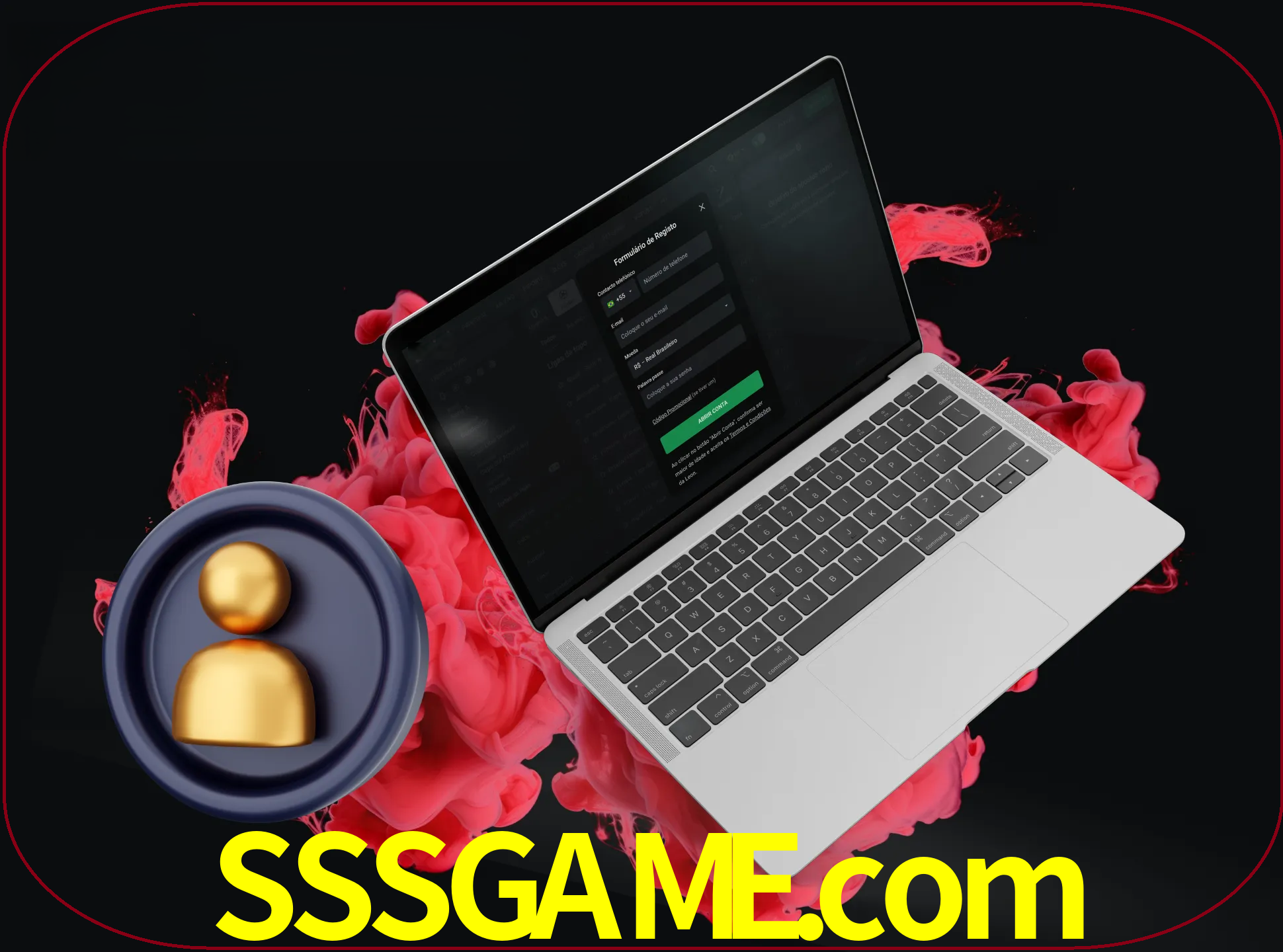 No cabeçalho do site sssgame, clique no botão que o levará a um formulário especial onde terá de introduzir as suas informações actuais.