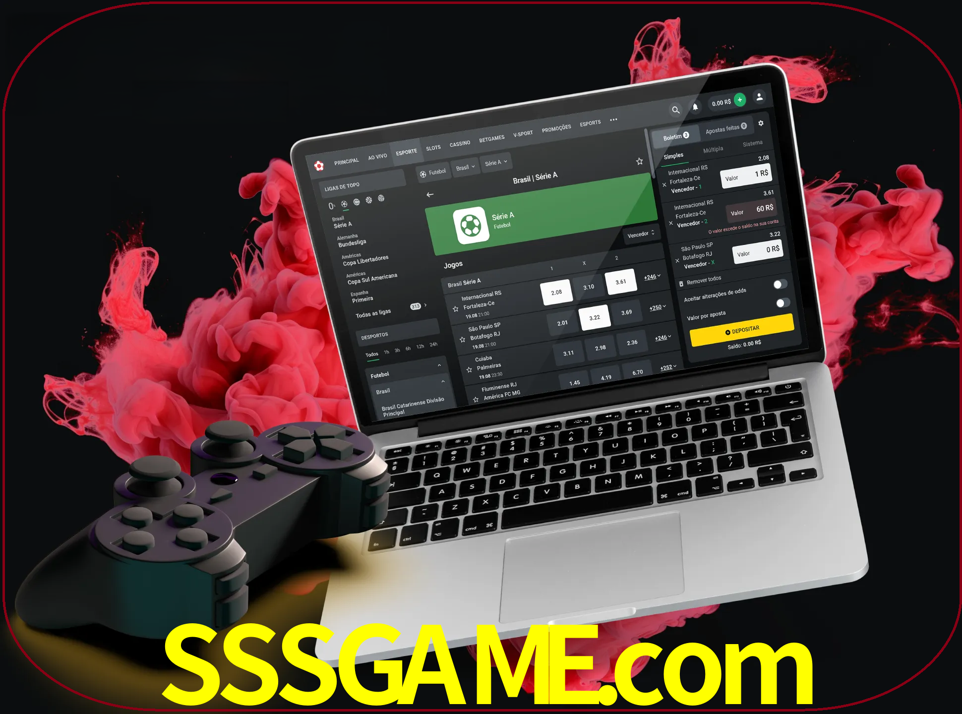 Visite a secção especial de jogos de vídeo em sssgame para descobrir em que jogos pode apostar e ganhar muito dinheiro.