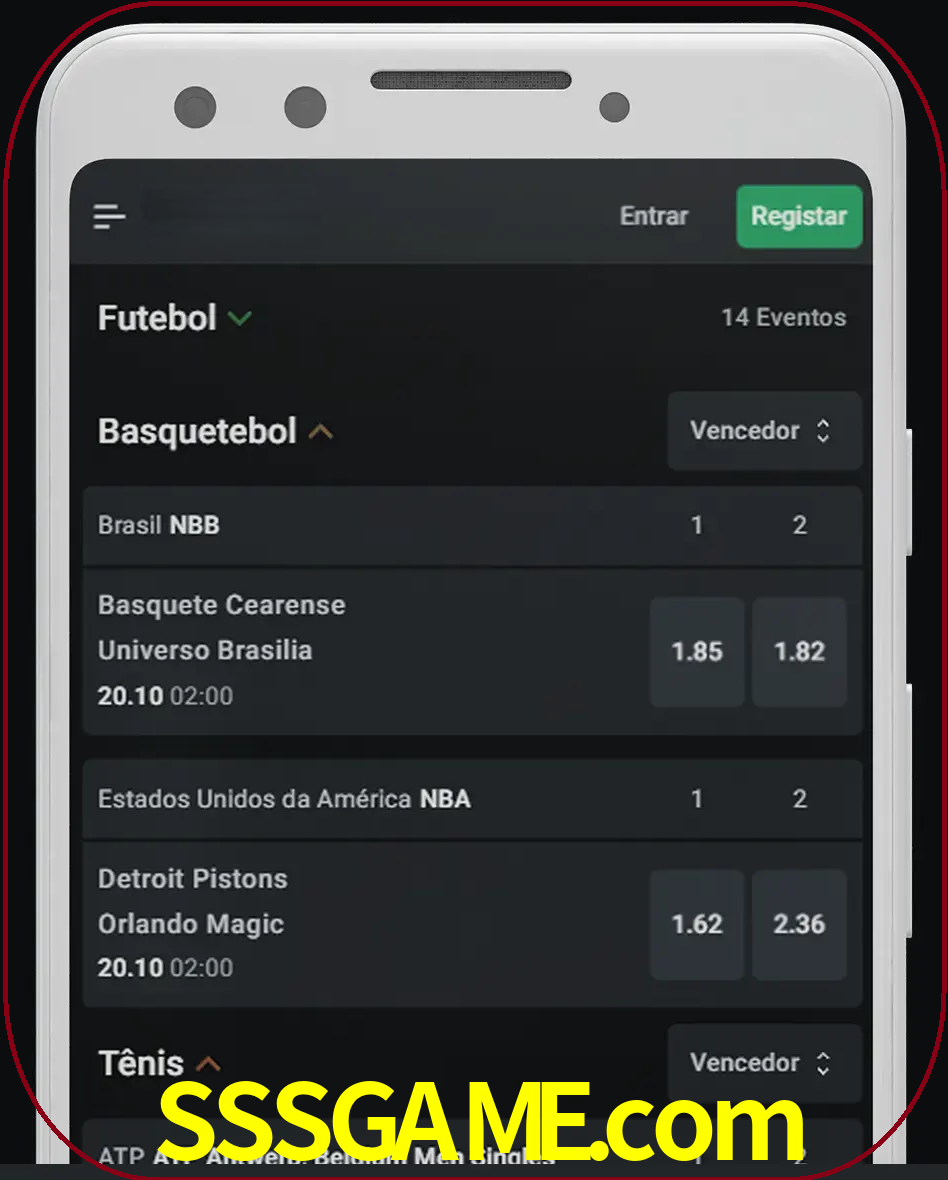 Aposte e assista aos esportes em formato ao vivo.