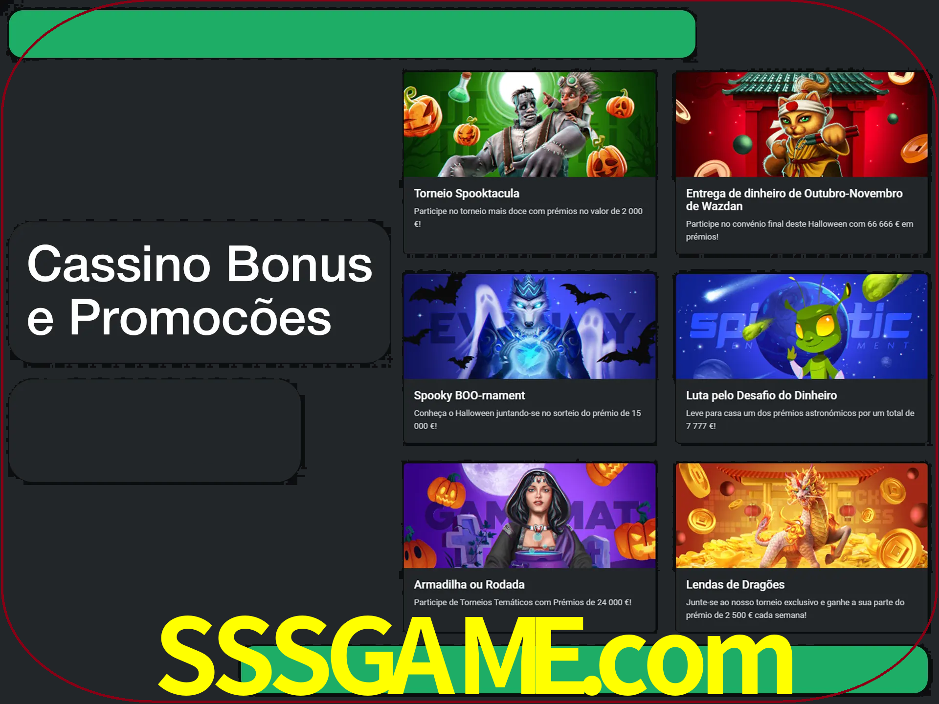 Verifique se há novos bônus de cassino para reivindicar.