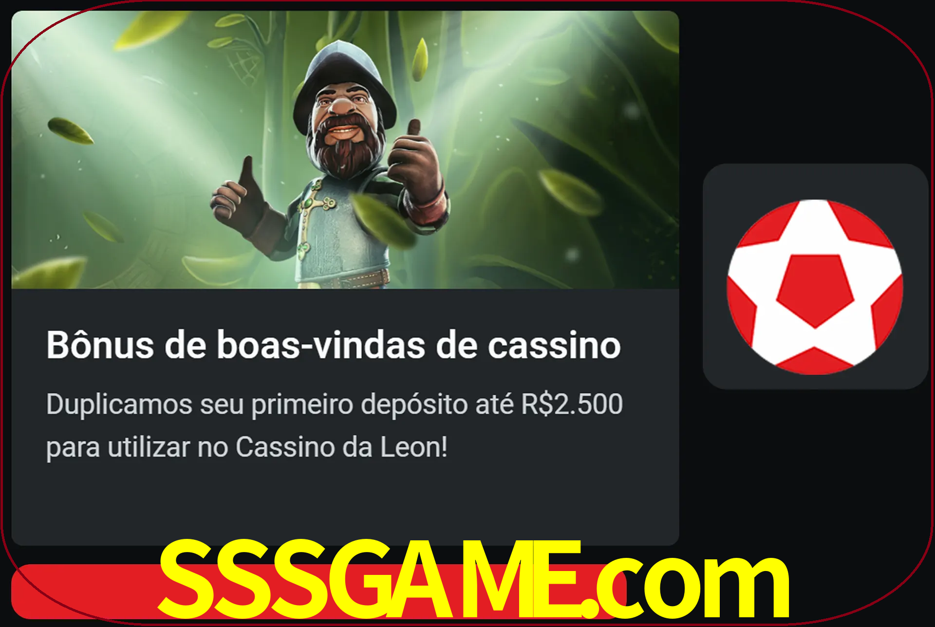 Receba seu dinheiro do bônus de boas-vindas após o primeiro depósito.