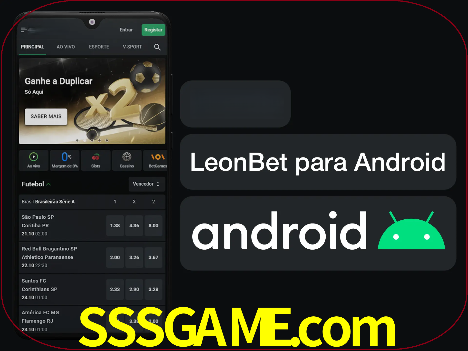 Adquira sua versão poket de LeonBet.