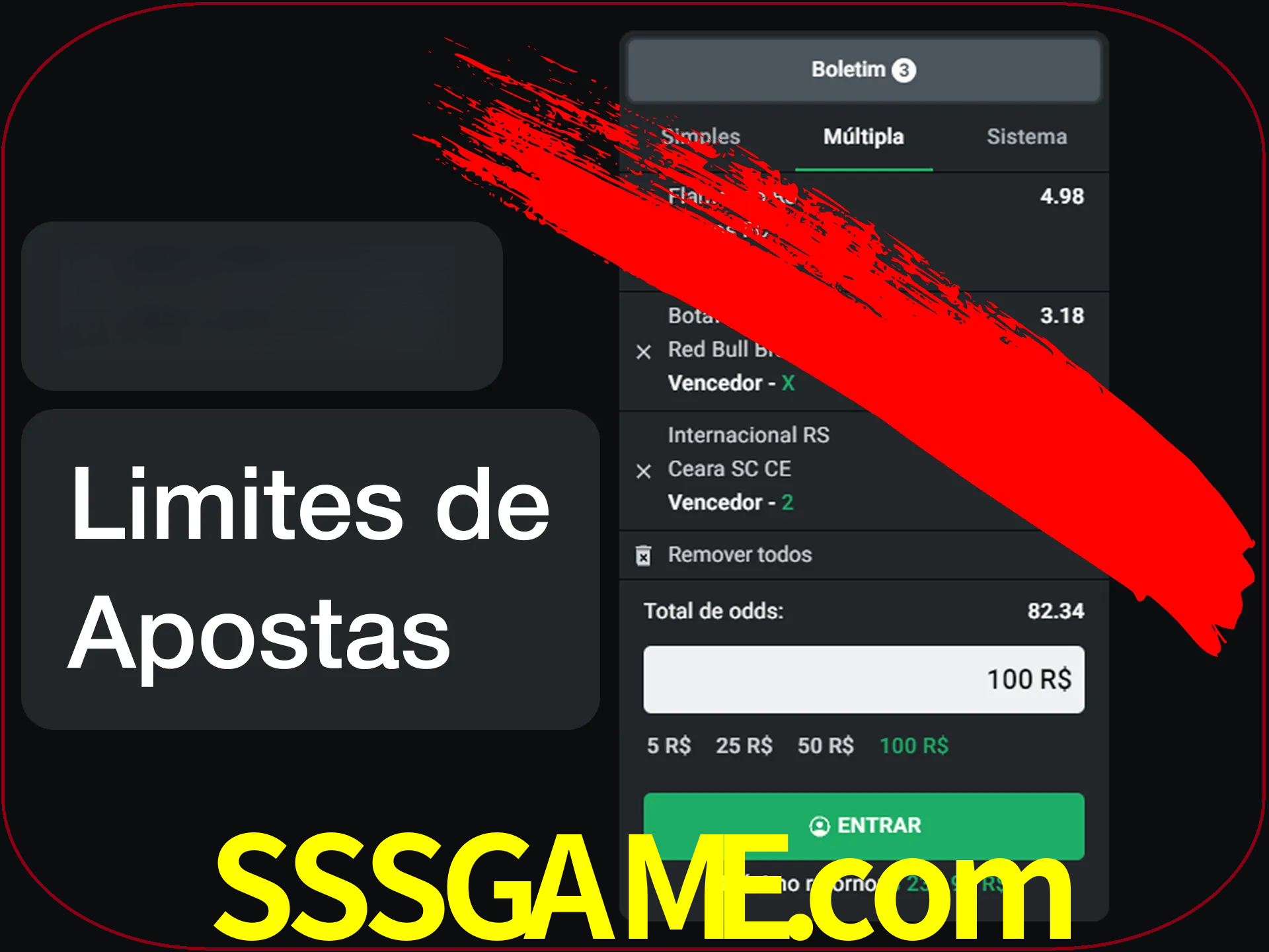 Não faça apostas loucas.